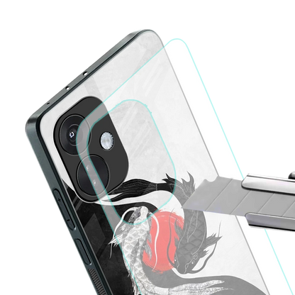 Balanced Swim stylish phone case for oneplus nord ce 3 | glossy glass and slim fit