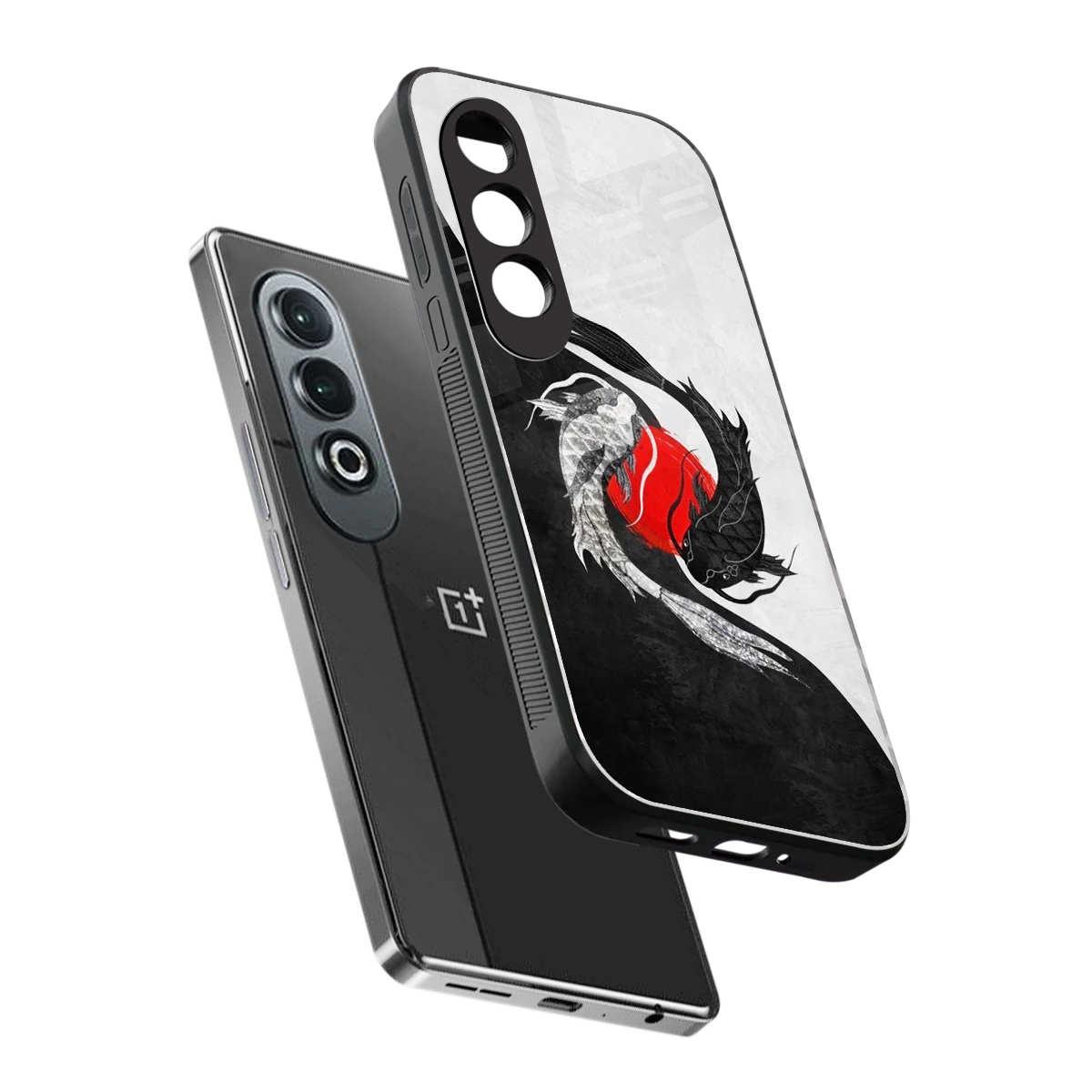 Balanced Swim sleek oneplus nord ce 4 cover with tempered glass back and TPU edges