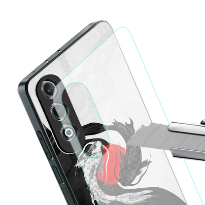 Balanced Swim stylish phone case for oneplus nord ce 4 | glossy glass and slim fit