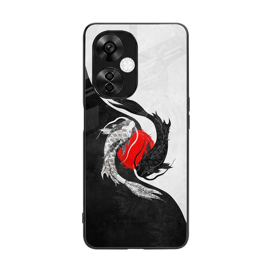 Balanced Swim back phone cover | glass case for oneplus nord ce 3 lite