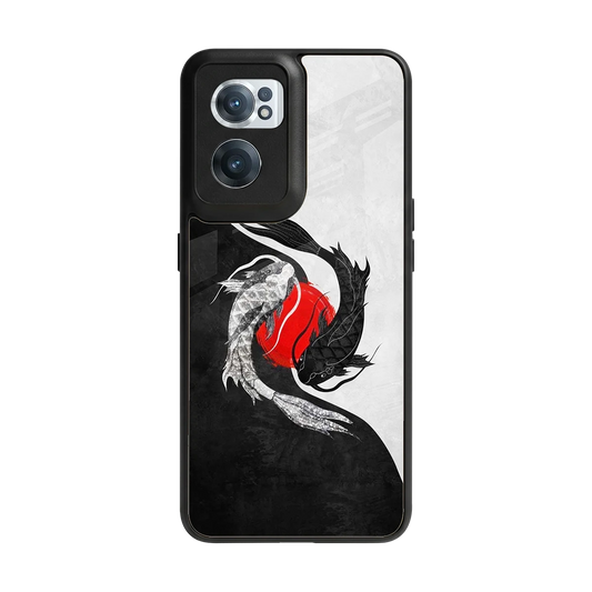 Balanced Swim back phone cover | glass case for oneplus nord ce 2