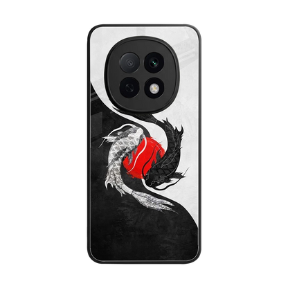 Balanced Swim back phone cover | glass case for oppo f29 pro 5g