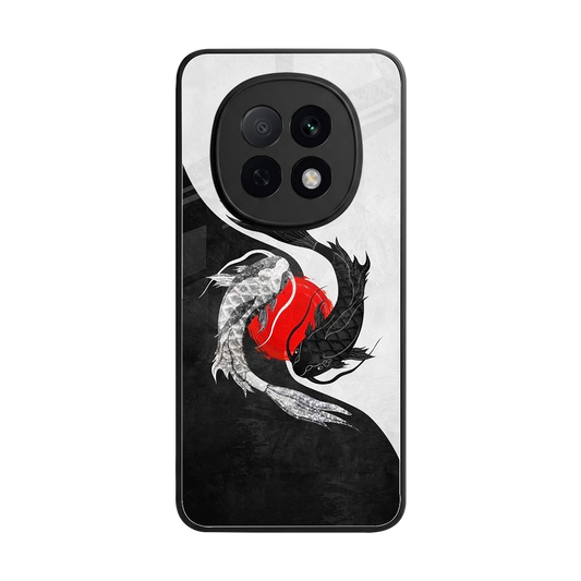 Balanced Swim back phone cover | glass case for oppo f29 pro 5g