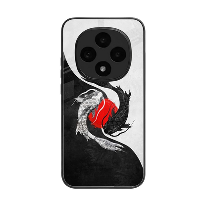 Balanced Swim back phone cover | glass case for oppo f31 pro 5g