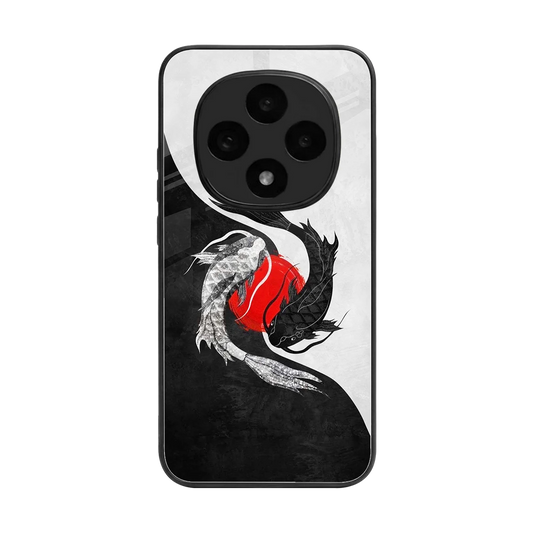 Balanced Swim back phone cover | glass case for oppo f31 pro 5g