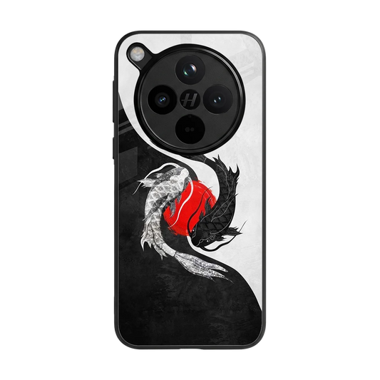 Balanced Swim back phone cover | glass case for oppo find x8