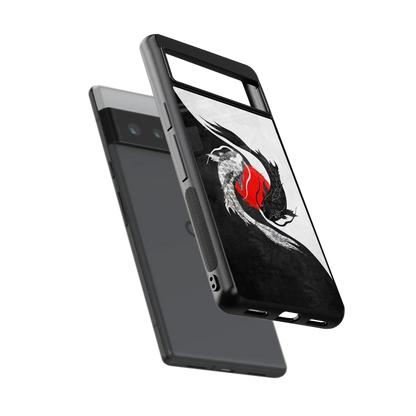 Balanced Swim sleek google pixel 6 pro cover with tempered glass back and TPU edges