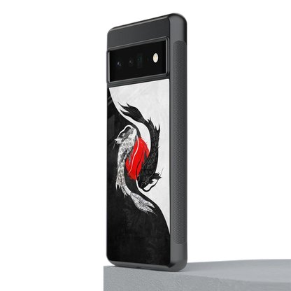 Balanced Swim stylish phone case for google pixel 6 pro | glossy glass and slim fit