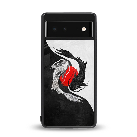 Balanced Swim back phone cover | glass case for google pixel 6