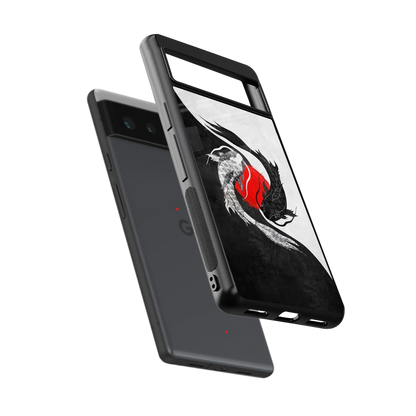 Balanced Swim sleek google pixel 6 cover with tempered glass back and TPU edges