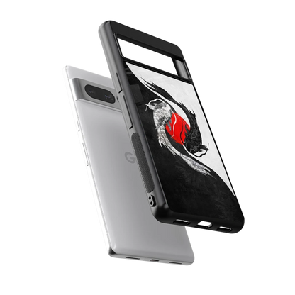 Balanced Swim sleek google pixel 7 pro cover with tempered glass back and TPU edges