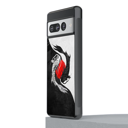 Balanced Swim stylish phone case for google pixel 7 pro | glossy glass and slim fit