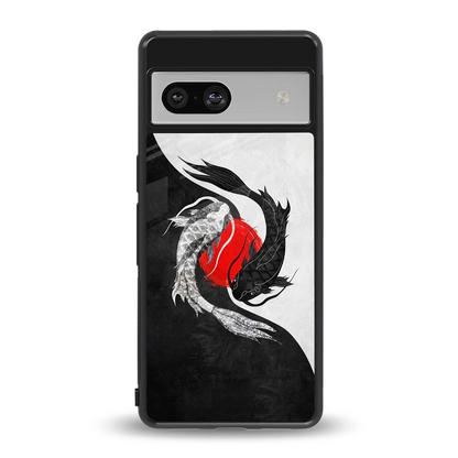 Balanced Swim back phone cover | glass case for google pixel 7a