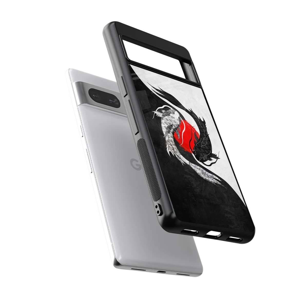 Balanced Swim sleek google pixel 7 cover with tempered glass back and TPU edges