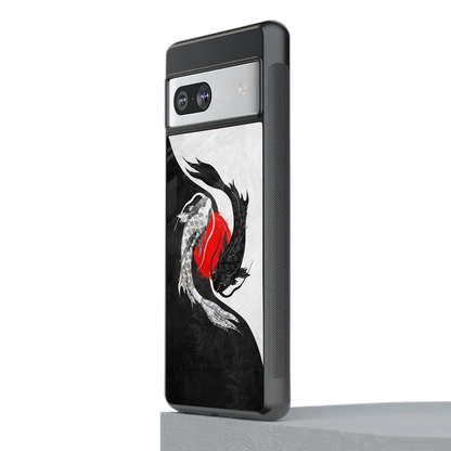 Balanced Swim stylish phone case for google pixel 7 | glossy glass and slim fit