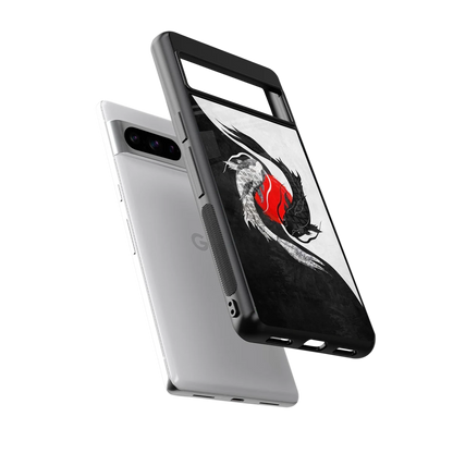 Balanced Swim sleek google pixel 8 pro cover with tempered glass back and TPU edges