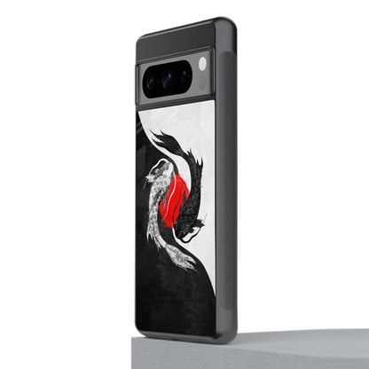 Balanced Swim stylish phone case for google pixel 8 pro | glossy glass and slim fit