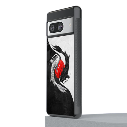 Balanced Swim stylish phone case for google pixel 8 | glossy glass and slim fit