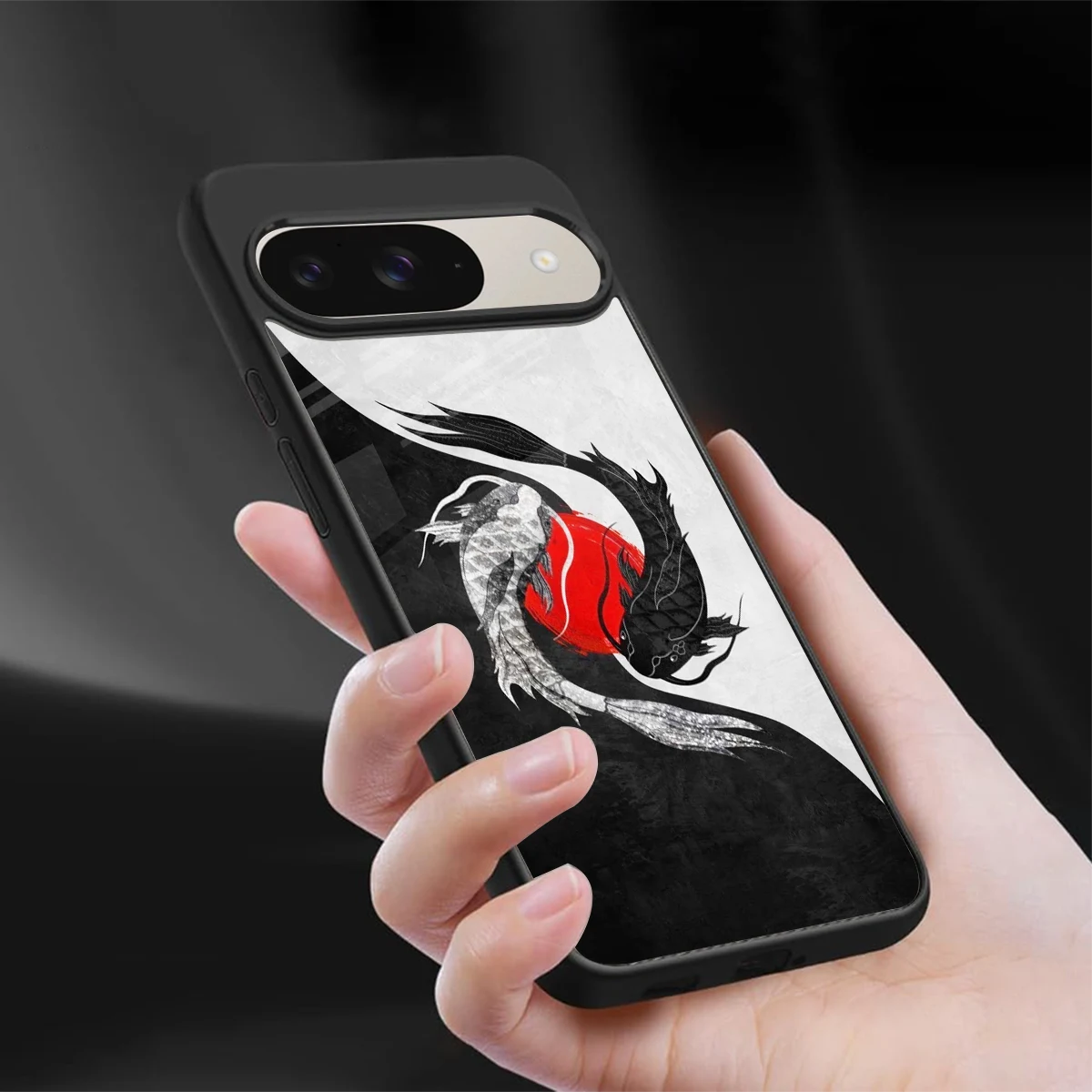 Balanced Swim sleek google pixel 9 cover with tempered glass back and TPU edges