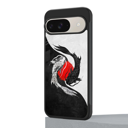 Balanced Swim google pixel 9 mobile cover | shockproof glass phone case