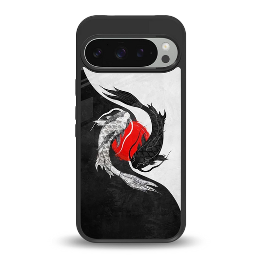 Balanced Swim back phone cover | glass case for google pixel 9 pro