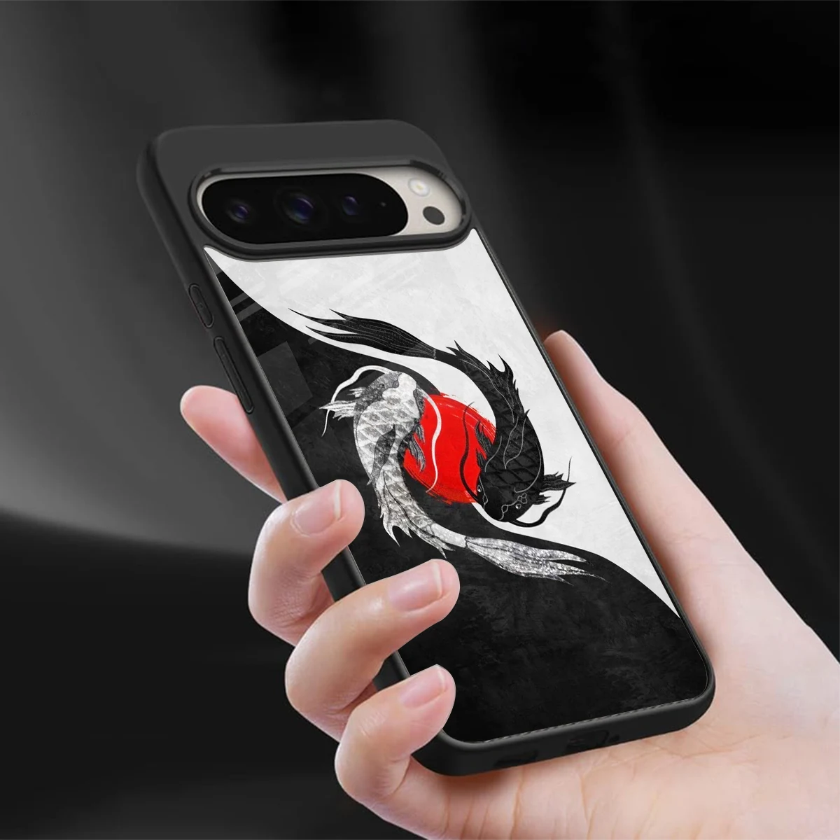 Balanced Swim sleek google pixel 9 pro cover with tempered glass back and TPU edges