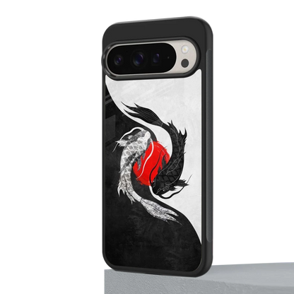 Balanced Swim google pixel 9 pro mobile cover | shockproof glass phone case