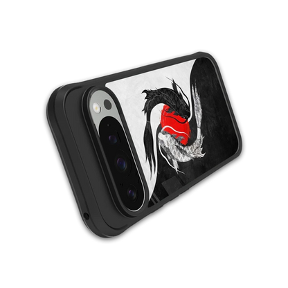 Balanced Swim stylish phone case for google pixel 9 pro xl | glossy glass and slim fit