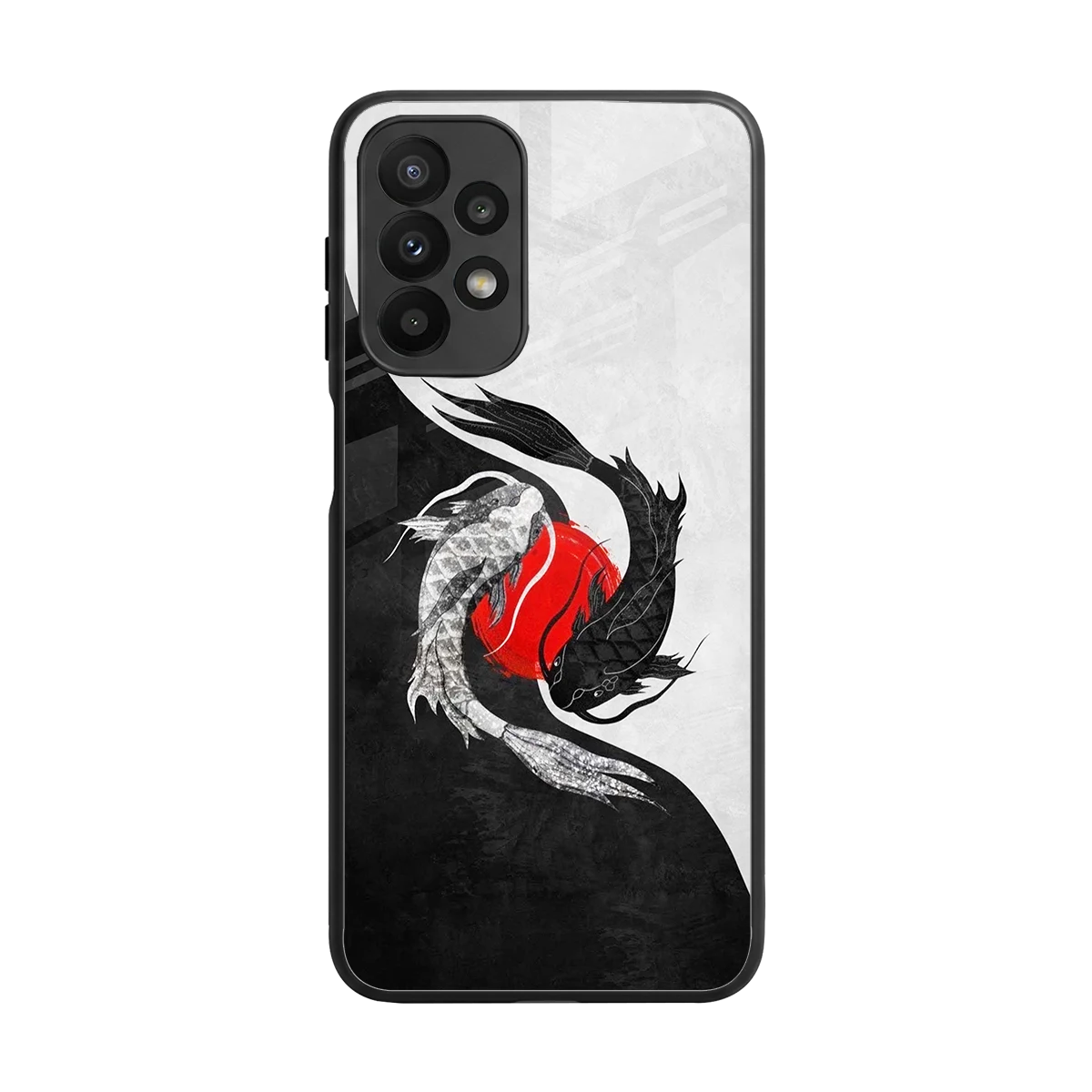 Balanced Swim back phone cover | glass case for samsung galaxy a23