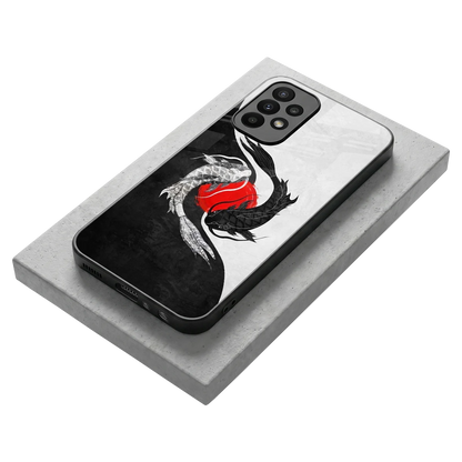 Balanced Swim stylish phone case for samsung galaxy a23 | glossy glass and slim fit