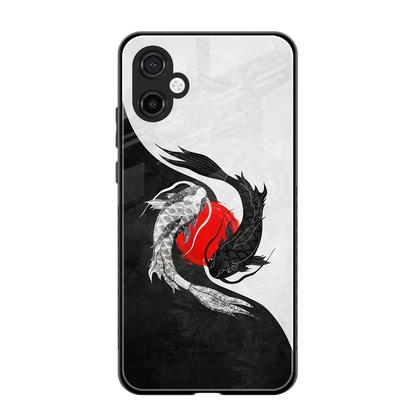 Balanced Swim back phone cover | glass case for samsung galaxy a06 5g