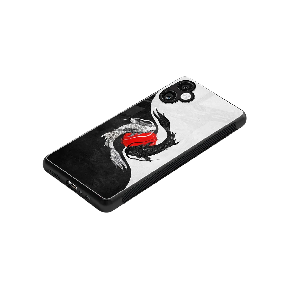 Balanced Swim stylish phone case for samsung galaxy a06 5g | glossy glass and slim fit