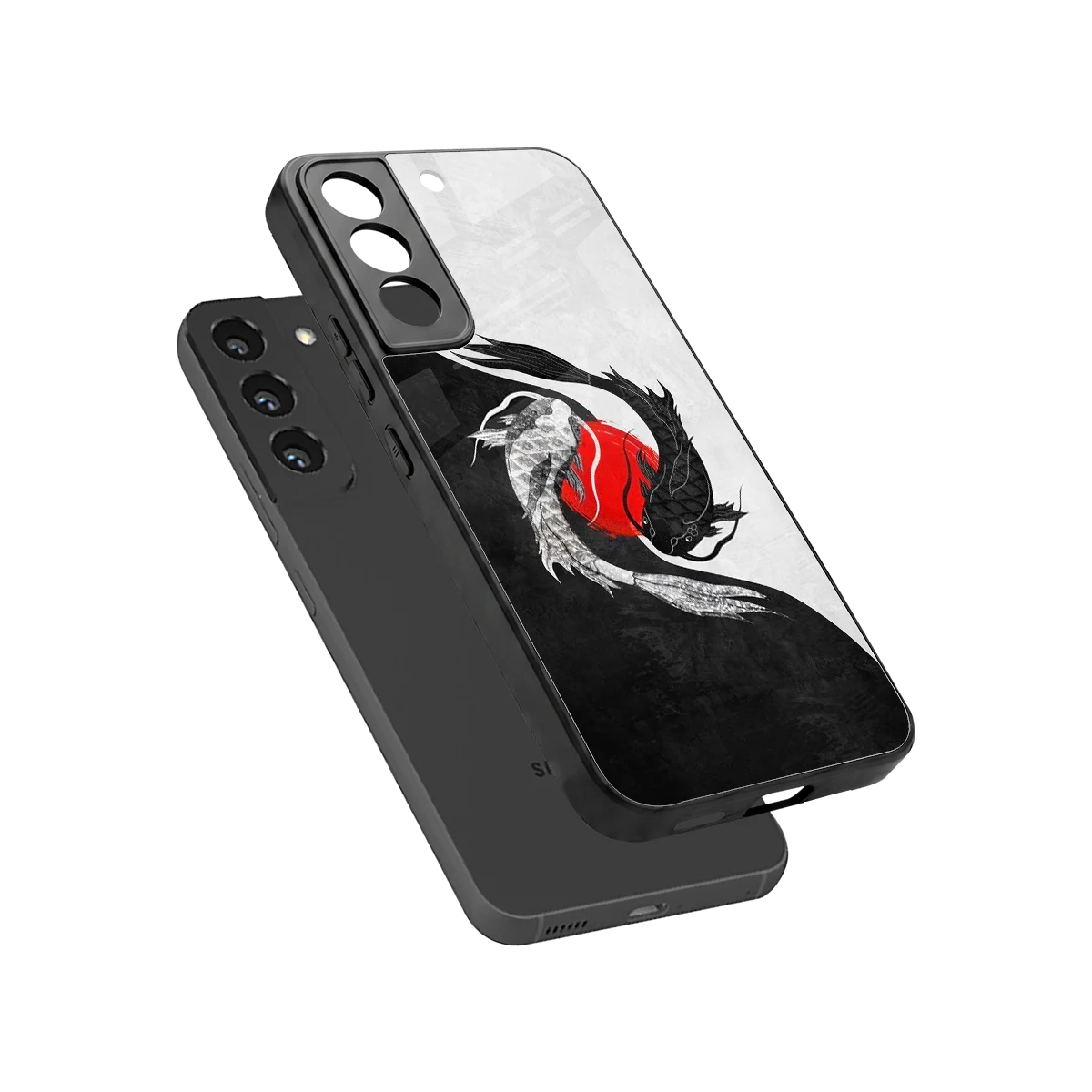 Balanced Swim sleek samsung galaxy s22 cover with tempered glass back and TPU edges