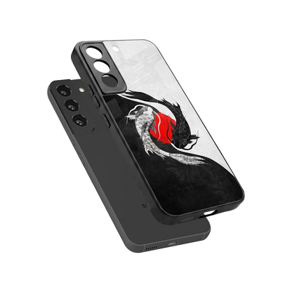 Balanced Swim sleek samsung galaxy s22 cover with tempered glass back and TPU edges