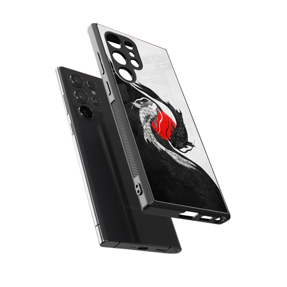 Balanced Swim sleek samsung galaxy s23 ultra cover with tempered glass back and TPU edges