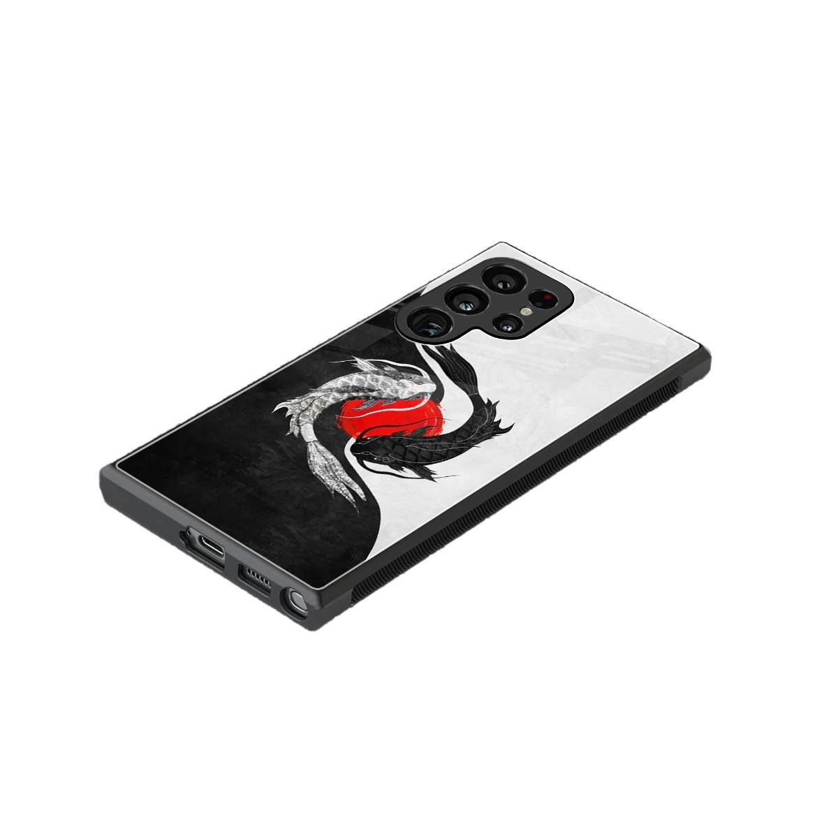 Balanced Swim stylish phone case for samsung galaxy s24 ultra | glossy glass and slim fit