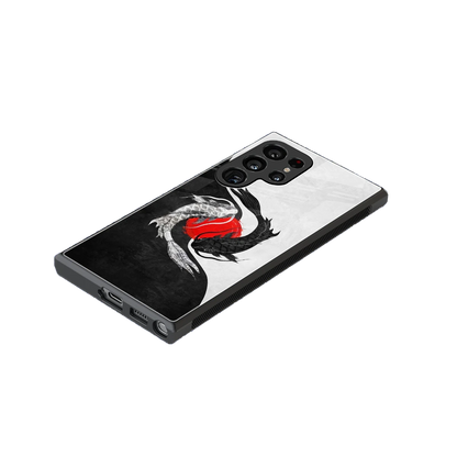 Balanced Swim stylish phone case for samsung galaxy s24 ultra | glossy glass and slim fit