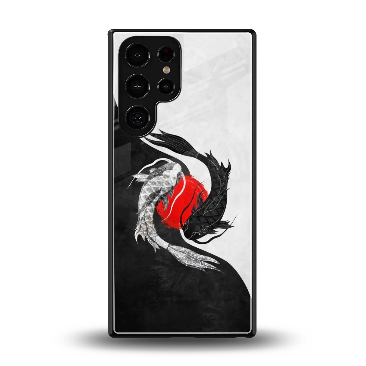 Balanced Swim back phone cover | glass case for samsung galaxy s25 ultra