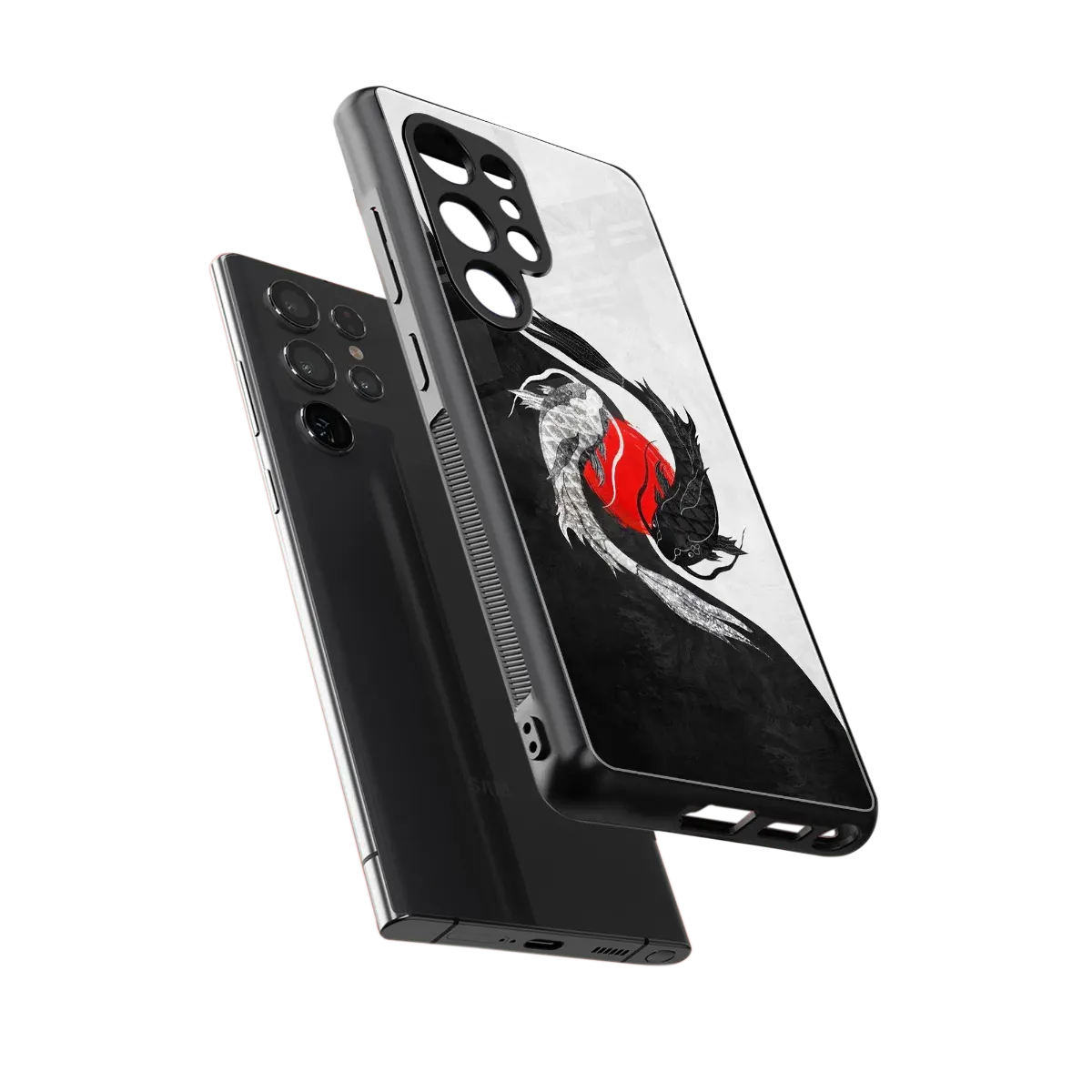 Balanced Swim sleek samsung galaxy s25 ultra cover with tempered glass back and TPU edges