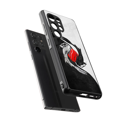 Balanced Swim sleek samsung galaxy s25 ultra cover with tempered glass back and TPU edges