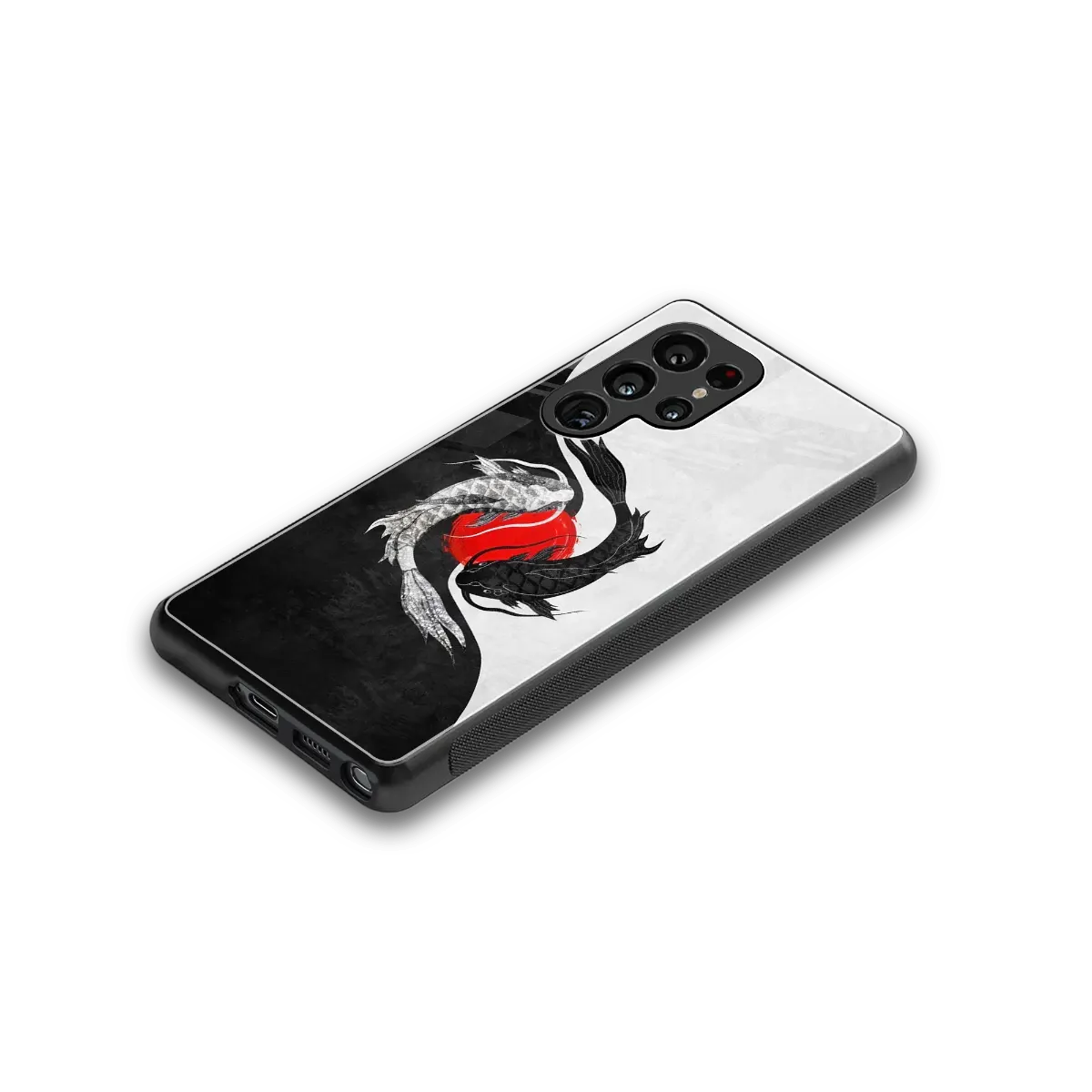 Balanced Swim stylish phone case for samsung galaxy s25 ultra | glossy glass and slim fit