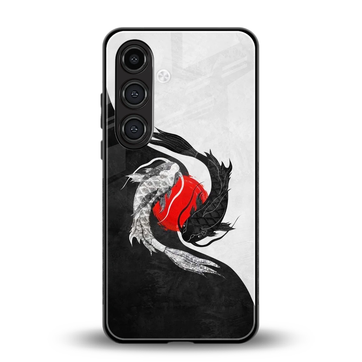 Balanced Swim back phone cover | glass case for samsung galaxy s25