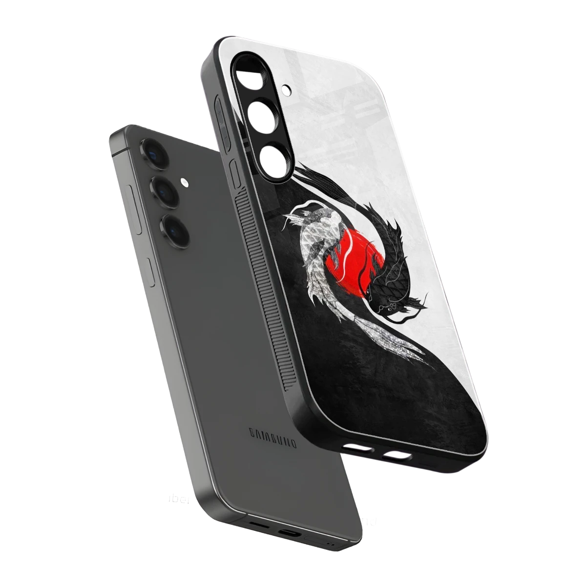 Balanced Swim sleek samsung galaxy s25 cover with tempered glass back and TPU edges