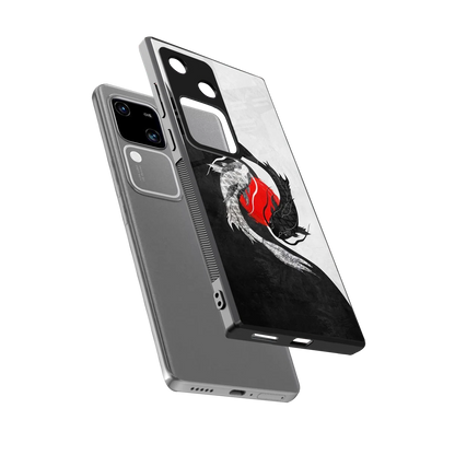 Balanced Swim sleek vivo v30 cover with tempered glass back and TPU edges