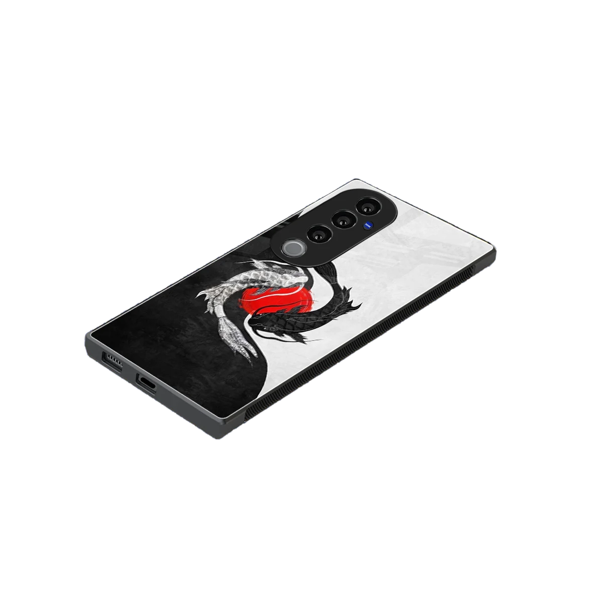 Balanced Swim stylish phone case for vivo v40 pro | glossy glass and slim fit