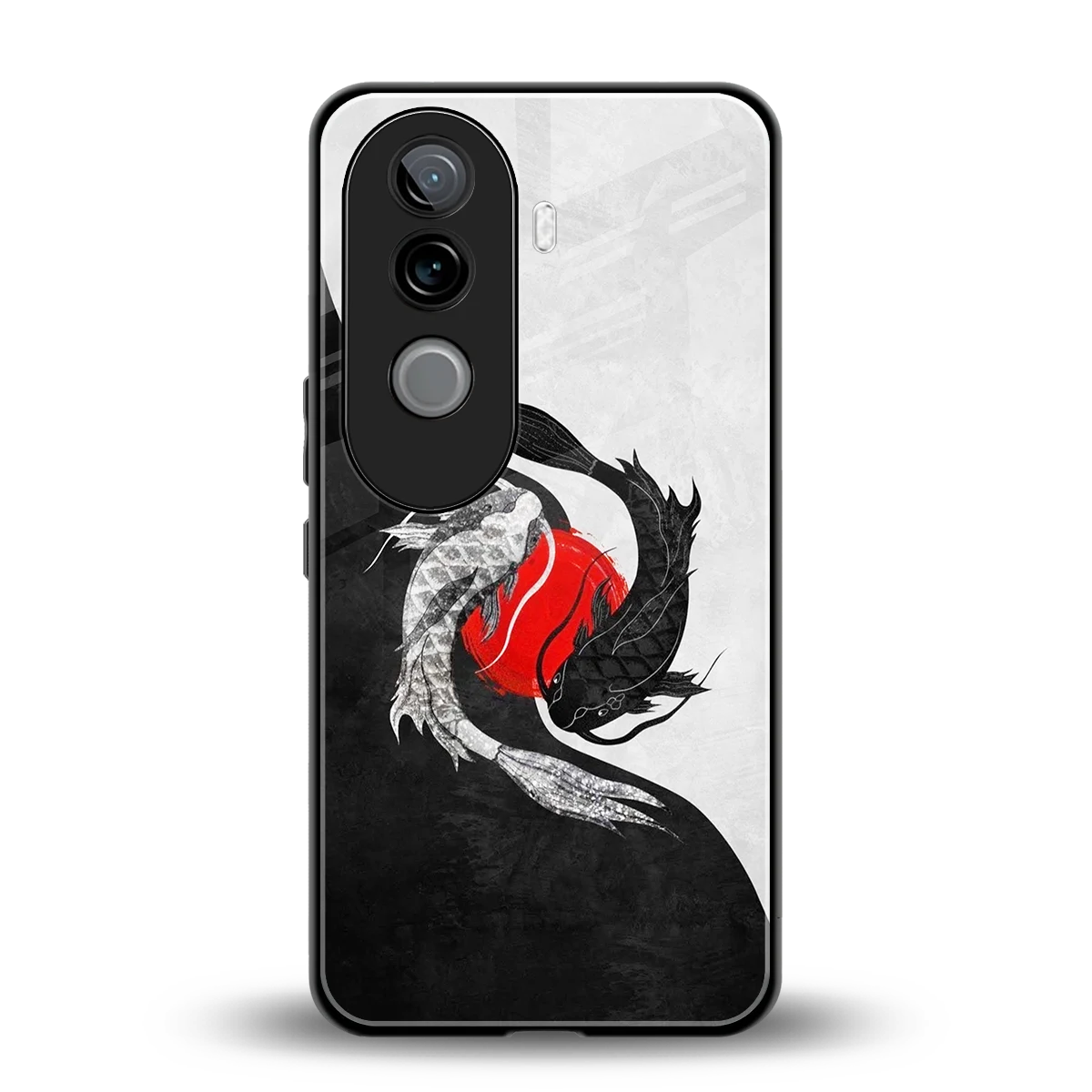 Balanced Swim back phone cover | glass case for vivo v40e