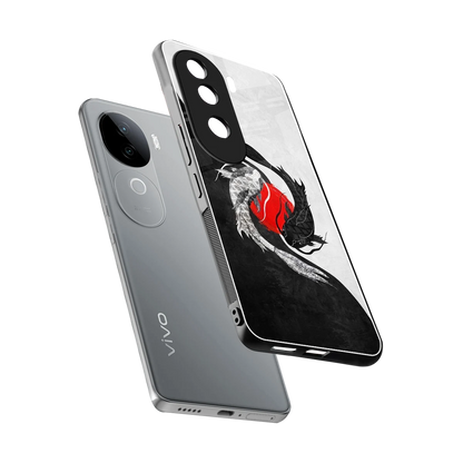 Balanced Swim sleek vivo v40e cover with tempered glass back and TPU edges