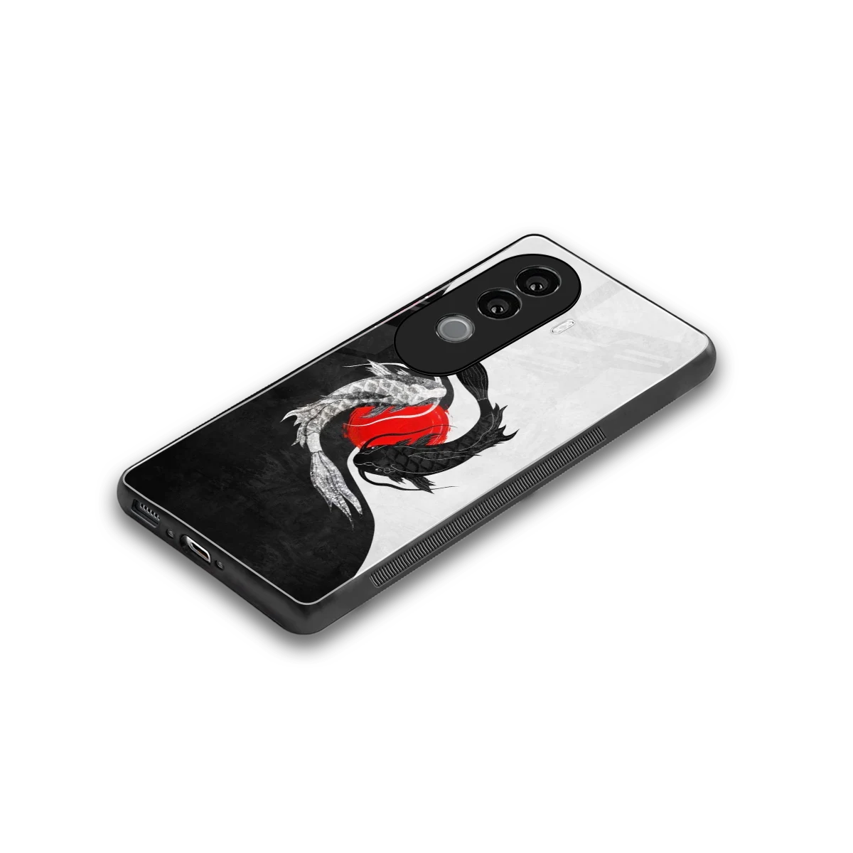 Balanced Swim stylish phone case for vivo v40e | glossy glass and slim fit