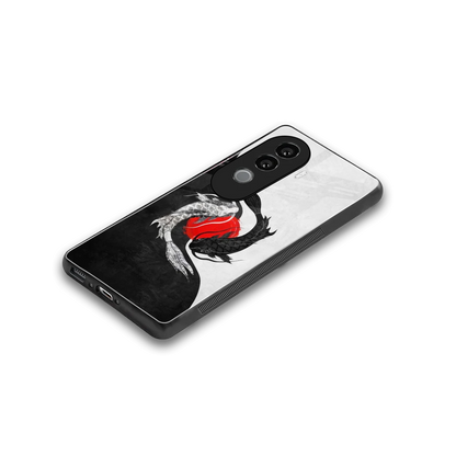 Balanced Swim stylish phone case for vivo v40e | glossy glass and slim fit