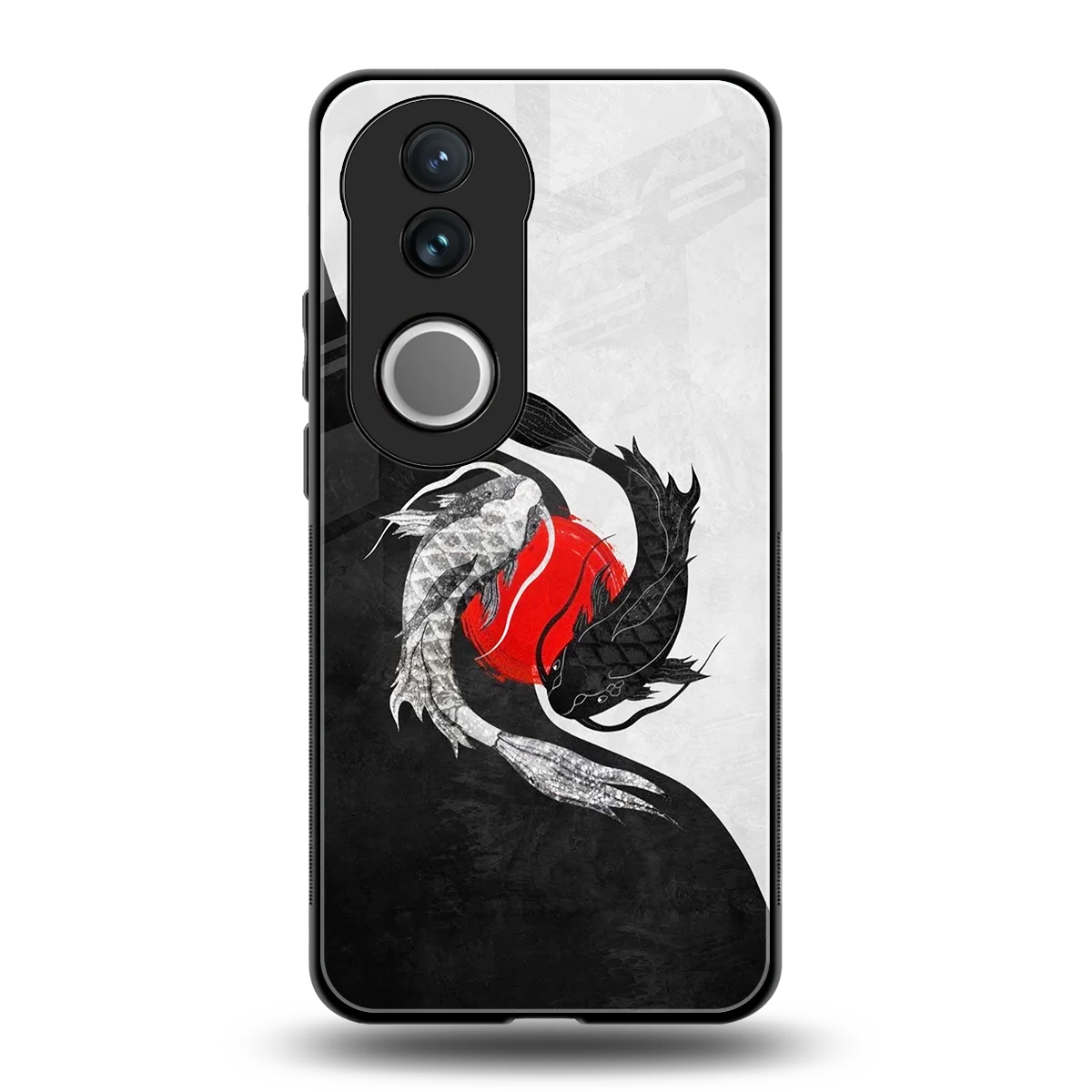 Balanced Swim back phone cover | glass case for vivo v50